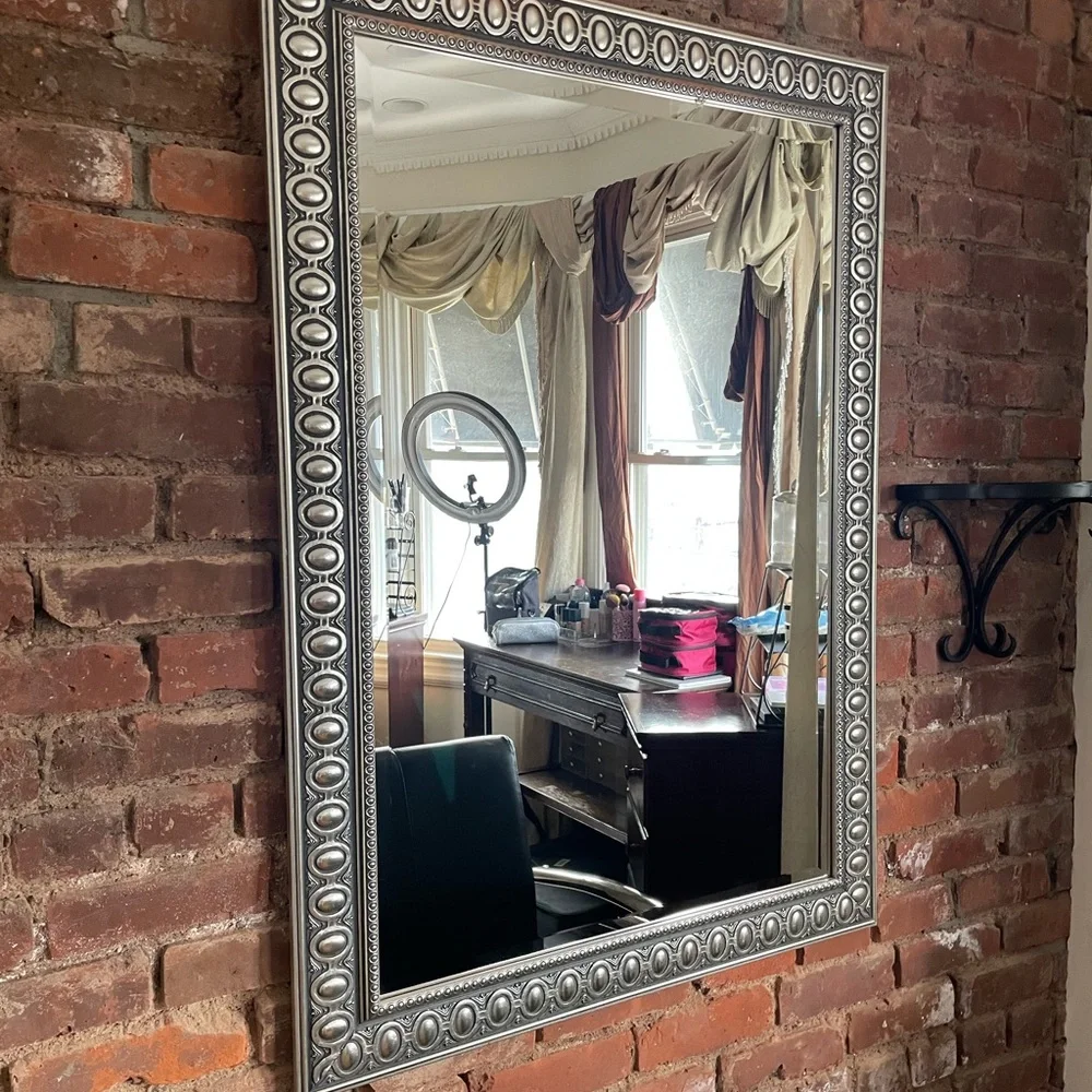 Elegant Silver Wall Mirror